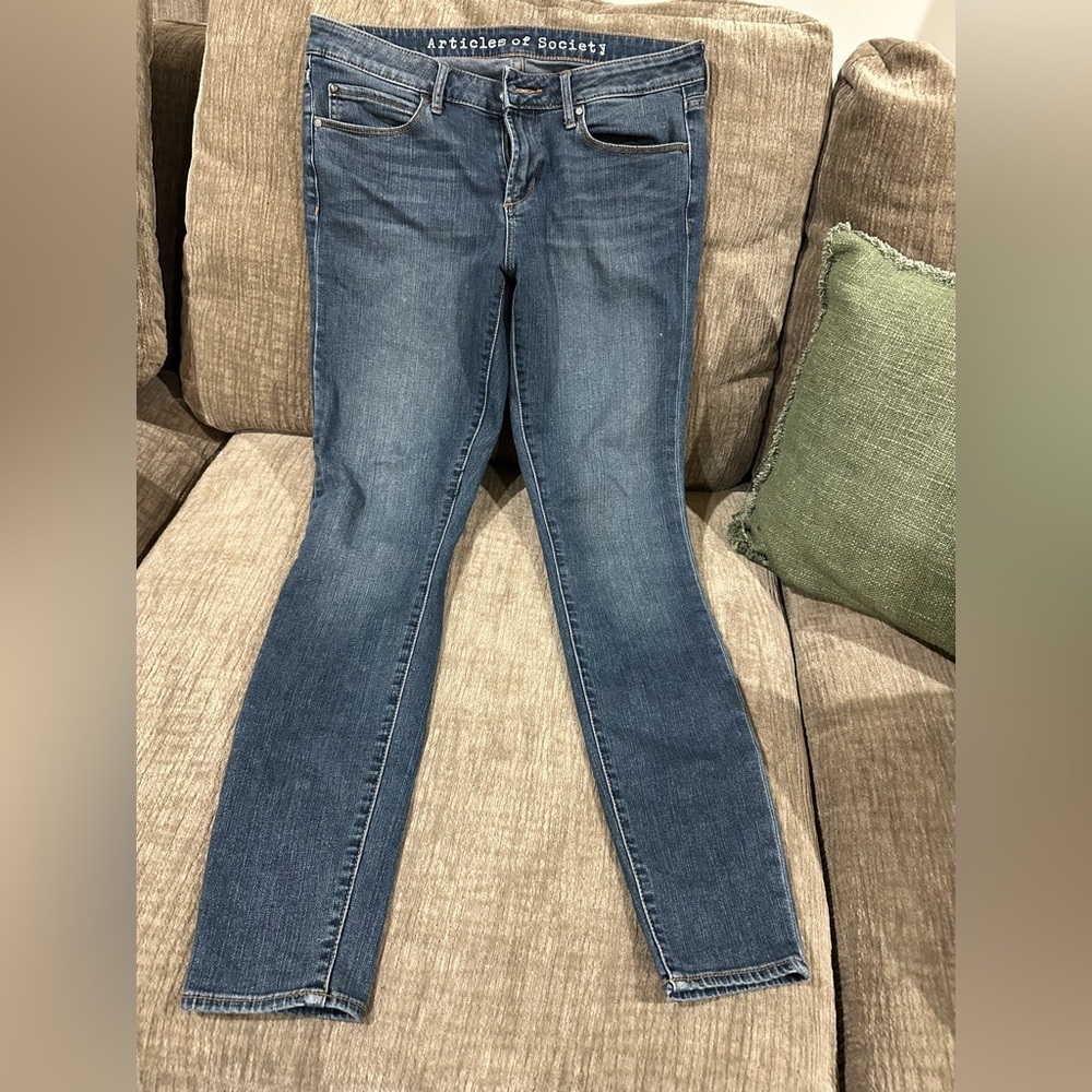 Articles Of Society Women's Blue Skinny Jeans